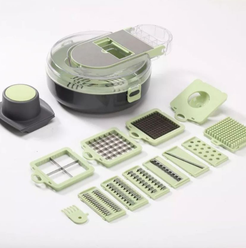 Picador y Escurridor 9 en 1: Practicidad Total para tu Cocina